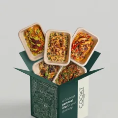A COOKT box of chef-cooked halal meals